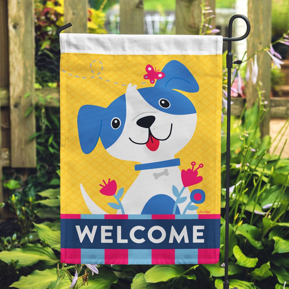 Image of Welcome Dog Garden Flag- Get 2 for $14.99!