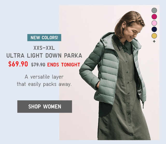 BODY2 PDP2 - WOMEN ULTRA LIGHT DOWN PARKA