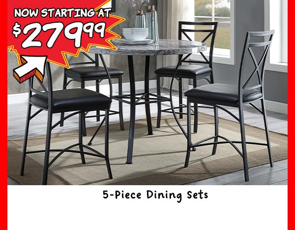 5-Piece Dining Sets