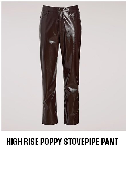 High Rise Poppy StovePipe Pant (Merlot)