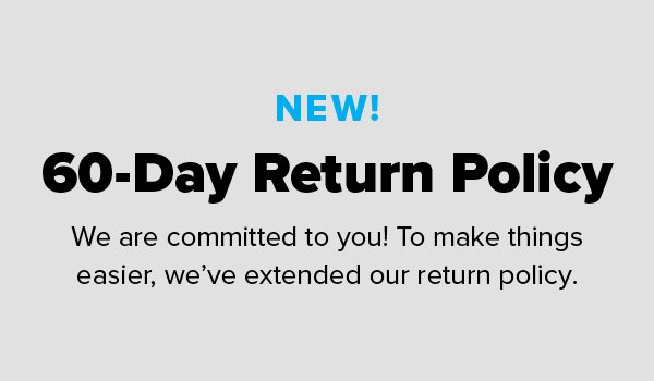 New Return Policy