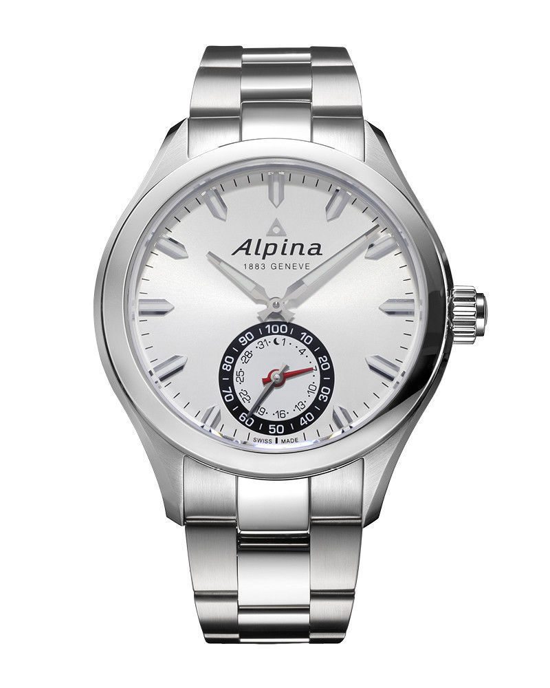 Image of Alpina Horological Smartwatch AL-285S5AQ6B 44mm Mens Watch 