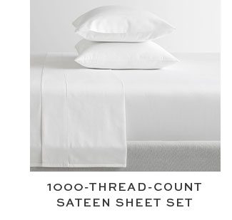 1000-Thread-Count Sateen Sheet Set