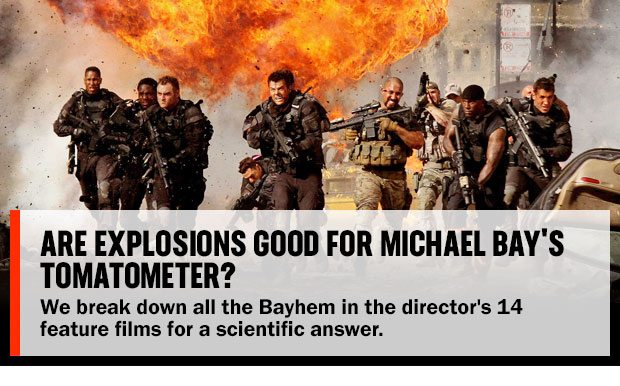 Are Explosions Good for Michael Bay's Tomatometer?