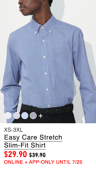 PDP1 - MEN EASY CARE STRETCH SLIM FIT SHIRT