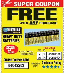 AA Heavy Duty Batteries 24 Pk