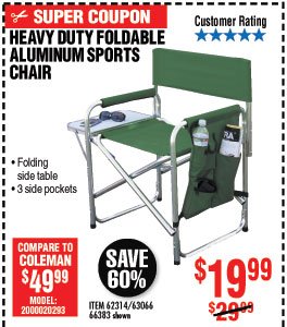 Foldable Aluminum Sports Chair