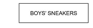 BOYS' SNEAKERS