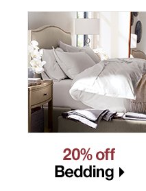 20% off Bedding