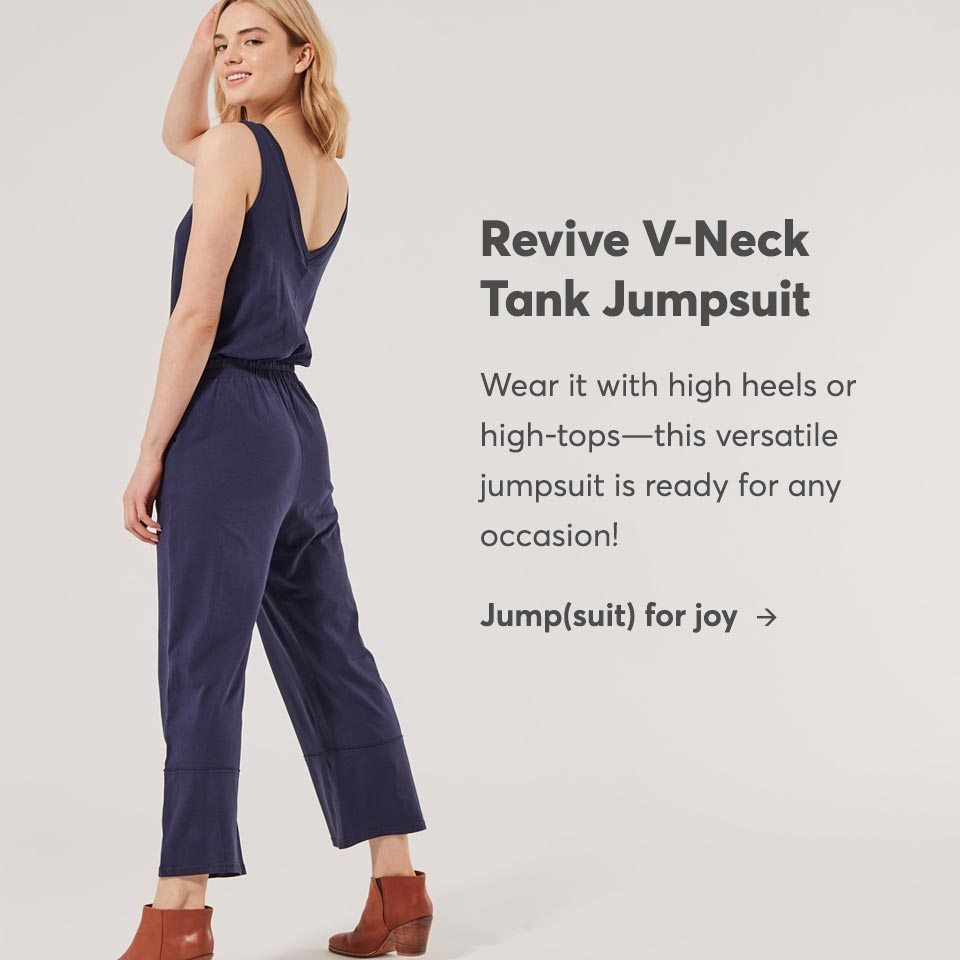 Revive V-Neck Tank Jumpsuit
