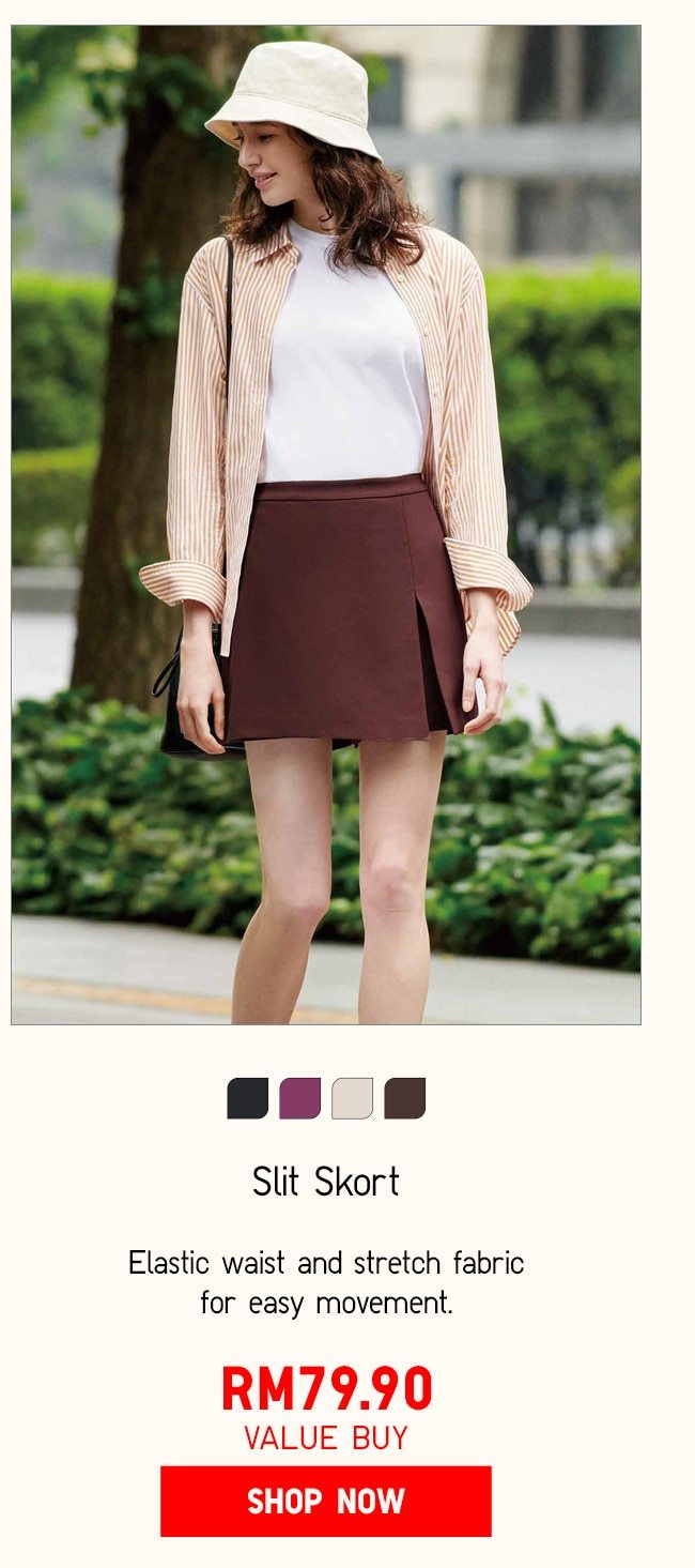 Slit Skort
