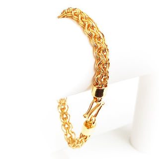 22K Byzantine Gold Bracelet (8” Length)