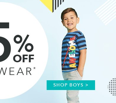 15% off kidswear