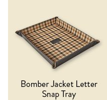 Shop Bomber Jacket Letter Snap Tray