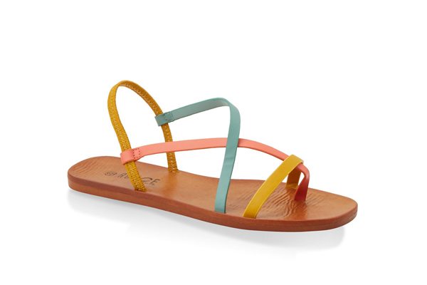 Toe Loop Strappy Sandals