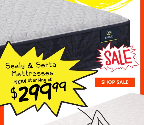 Sealy & Serta Mattresses