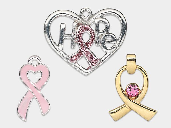 Breast Cancer Awareness Donation Charms