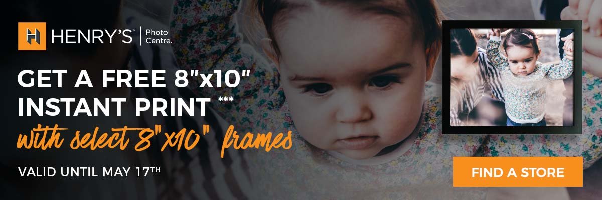 Henry's Photo Centre: Get a FREE 8x10 inch instant print with select 8x10 inch frames