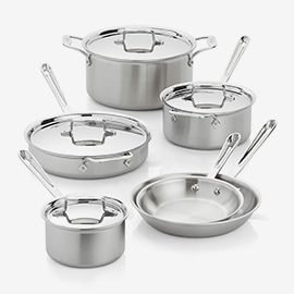 $100 off All-Clad® d5® 10-piece cookware set‡