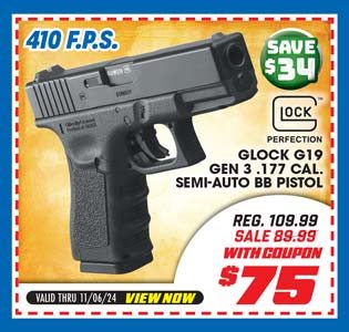 Umarex Glock G19 Gen 3 .177 Caliber Semi-Auto BB Pistol