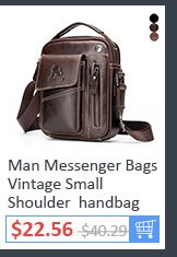 Man Messenger Bags Vintage Small Shoulder handbag