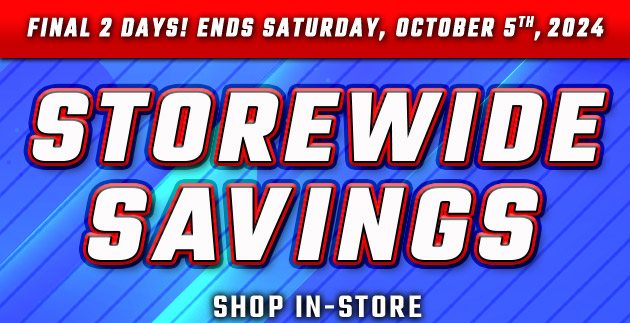 Storewide Savings!