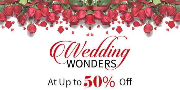 Wedding Wonders Up to 50% off. Shop!
