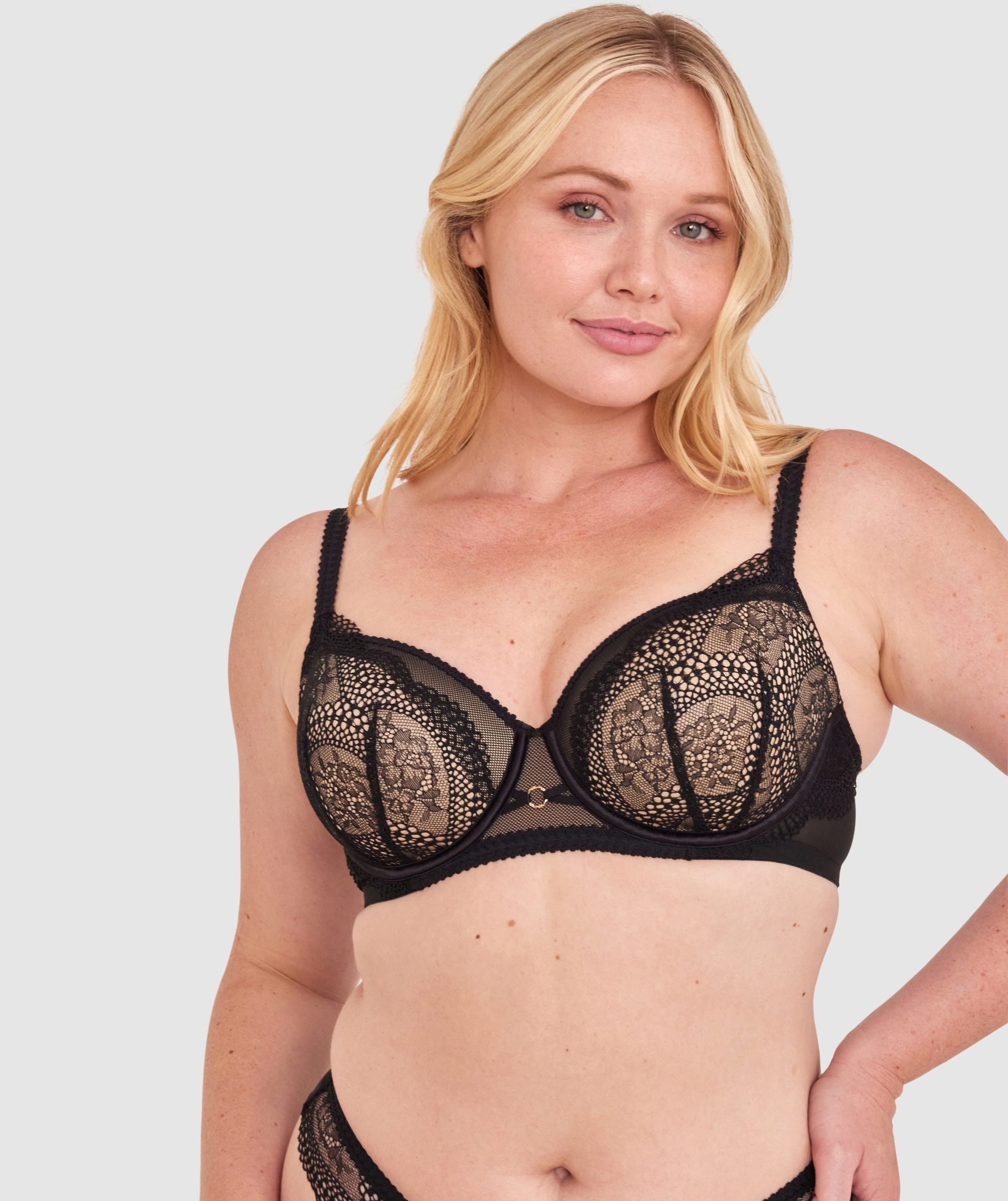 Merika Full Cup Bra - Black