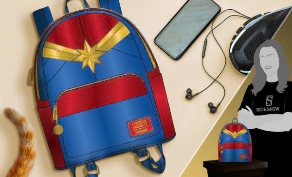 Captain Marvel Classic Cosplay Mini Backpack (Loungefly)