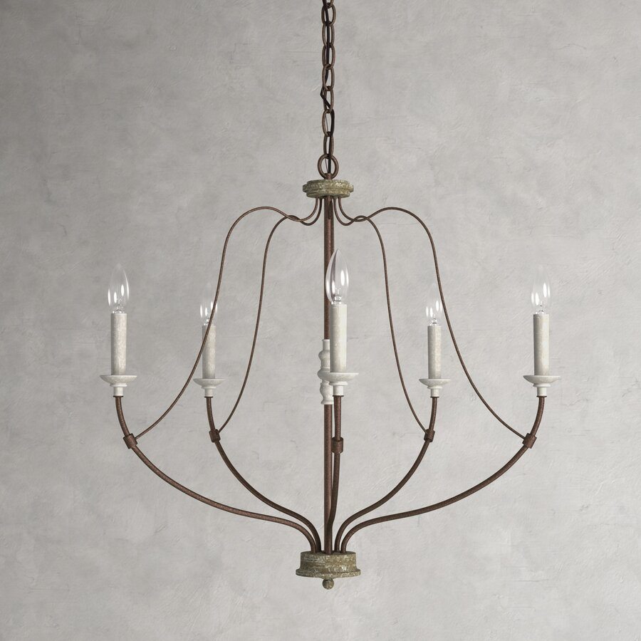 Dutra 5 - Light Candle Style Classic Chandelier