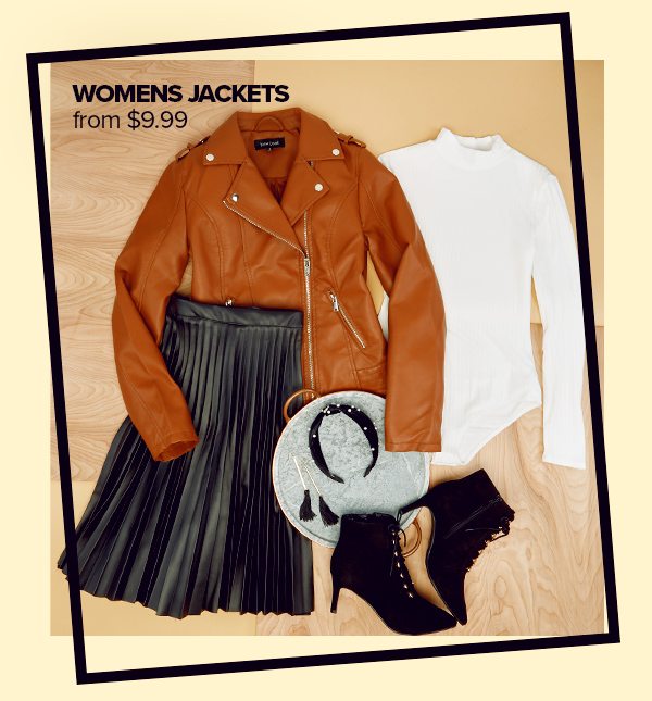 Shop Womens Jackets from $9.99