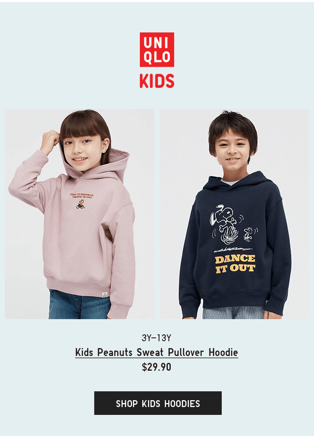 PDP3 - KIDS PEANUTS SWEAT PULLOVER HOODIE