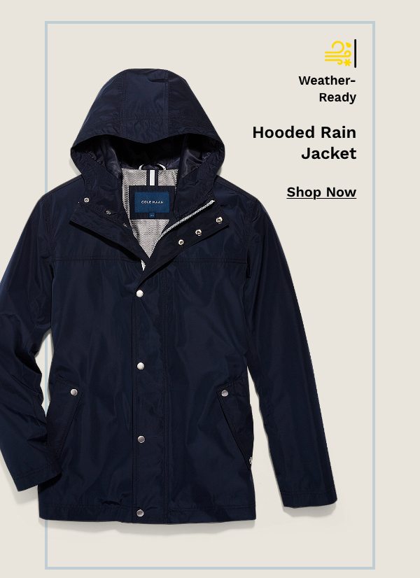 Men's Hooded Rain Jacket