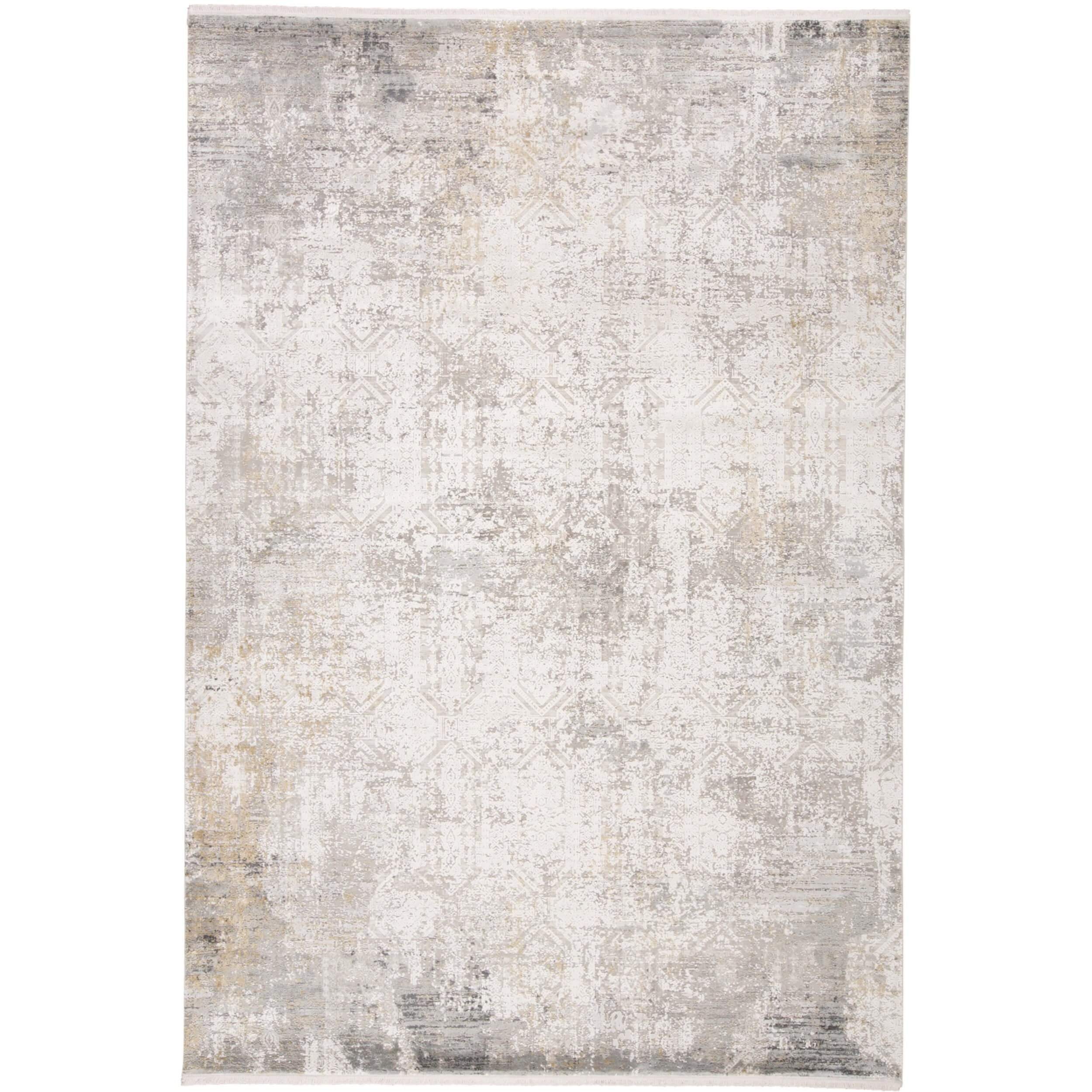 Image of Feizy Rug Cadiz 3892F, Light Gray/Ivory