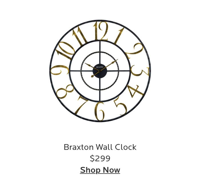 Braxton Wall Clock