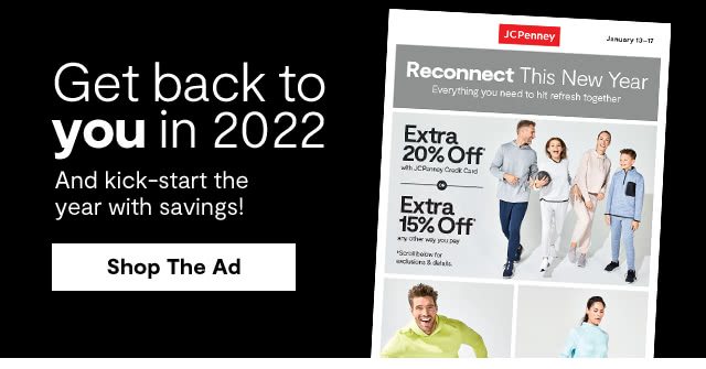 Get back to you in 2022. And kick-start the year with savings! Shop the Ad