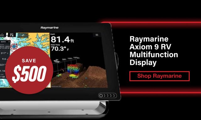 Save $500 on Raymarine Axiom 9 RV Multifunction Display - Shop Raymarine