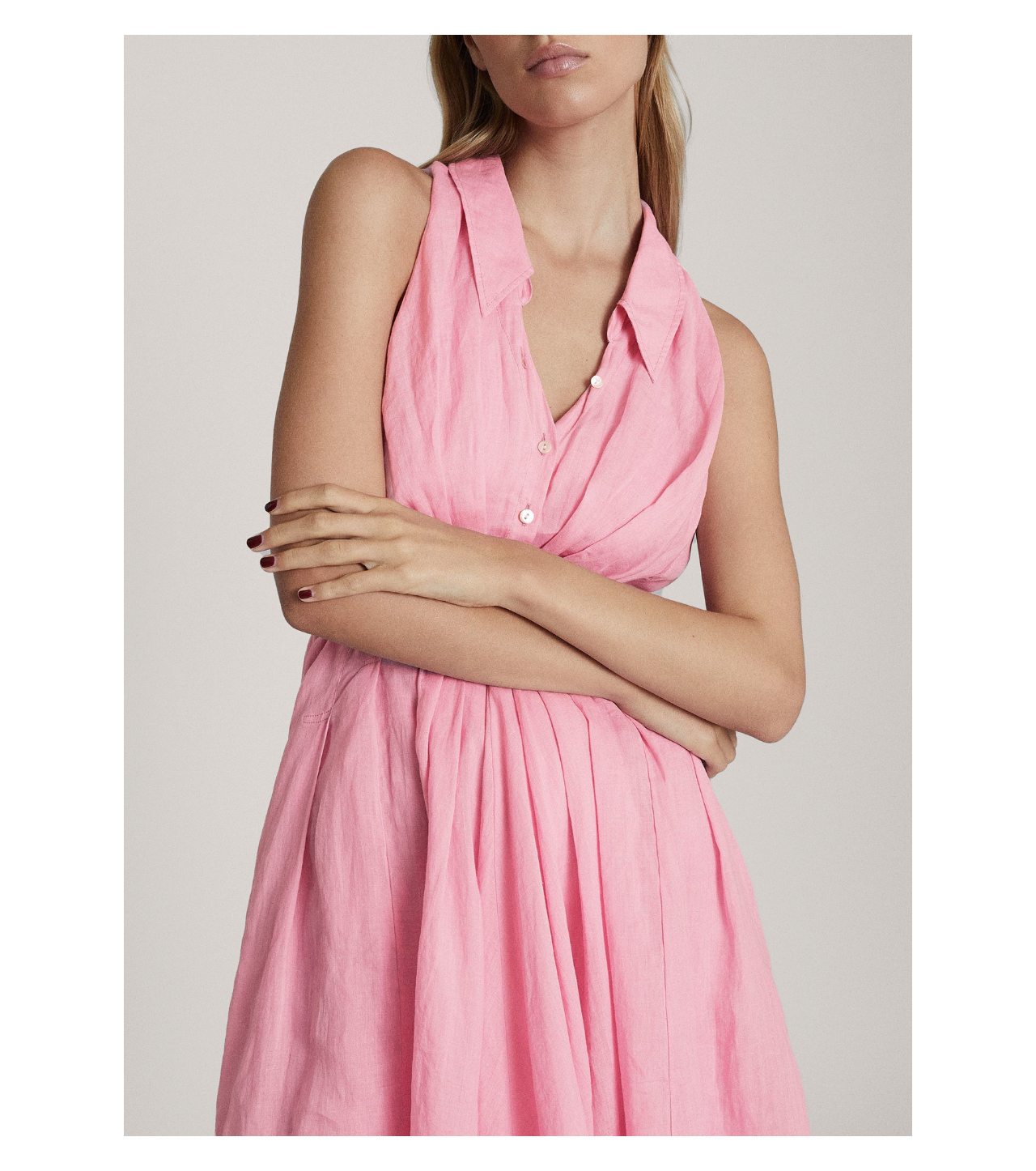 Carlotta Pink Mini Dress