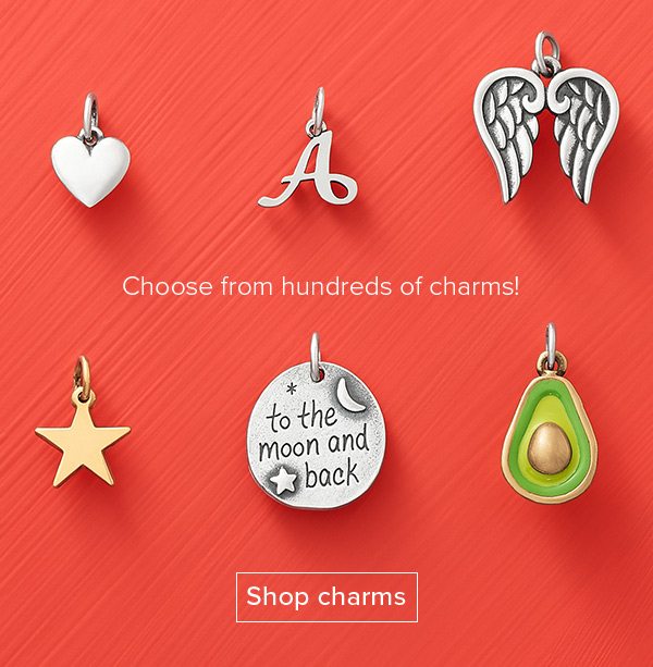 Choose from hundreds of charms! Shop charms