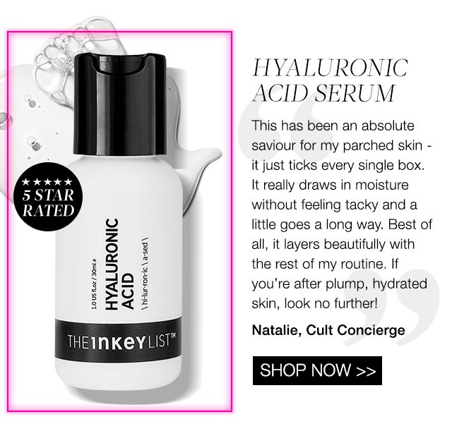 5 STAR RATED The Inkey List Hyaluronic Acid Serum