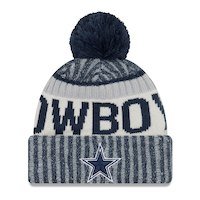 New Era Dallas Cowboys Navy 2017 Sideline Official Sport Knit Hat
