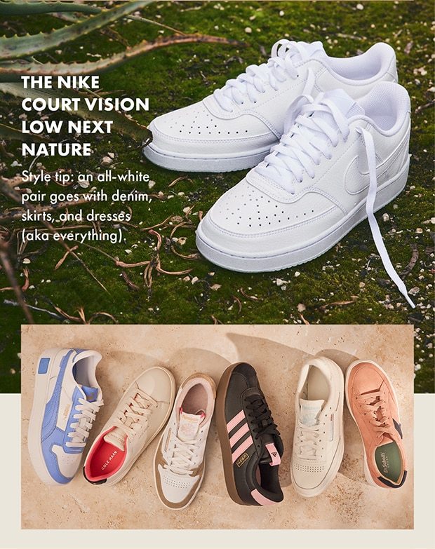 THE NIKE COURT VISION LOW NEXT NATURE