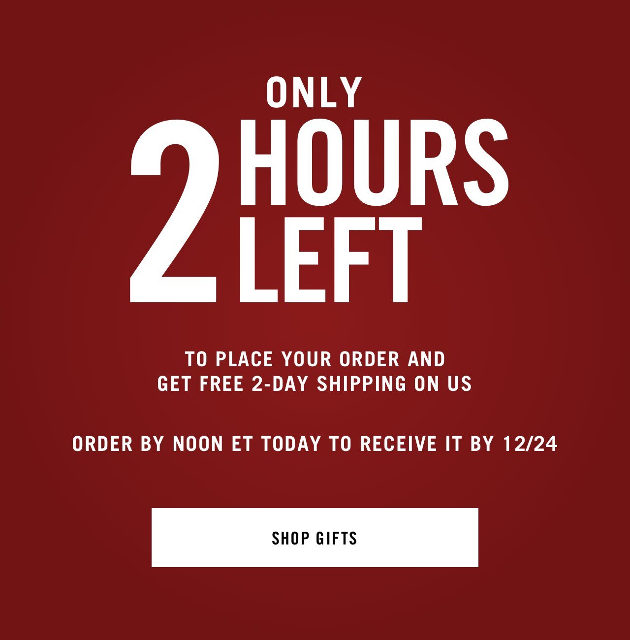 FINAL HOURS: buy 2 get a 3rd free