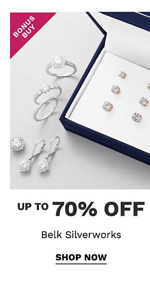 Bonus Buy - Up to 70% off Belk SIlverworks. Shop Now.