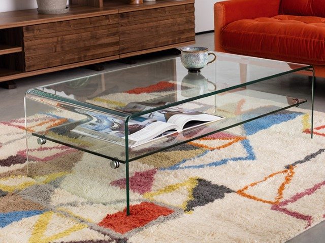 GALA Clear Glass Coffee Table £192.50