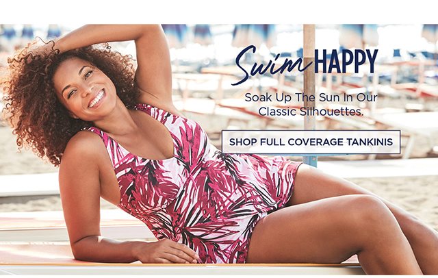 Swim Happy - Shop Full Coverage Tankinis