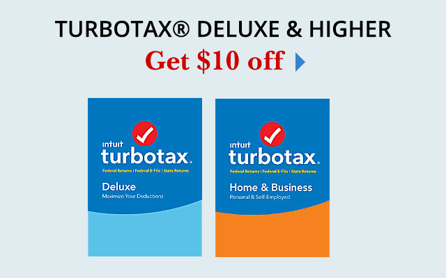 Get $10 off TurboTax Deluxe & Higher. Shop Now