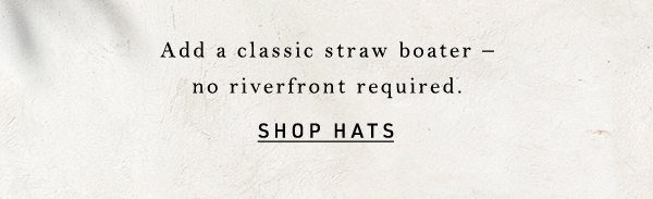Shop hats.