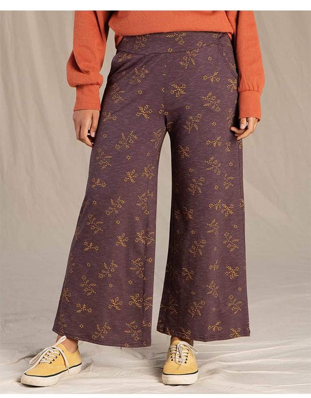 Raisin Stitch Print - Chaka Wide Leg Pant