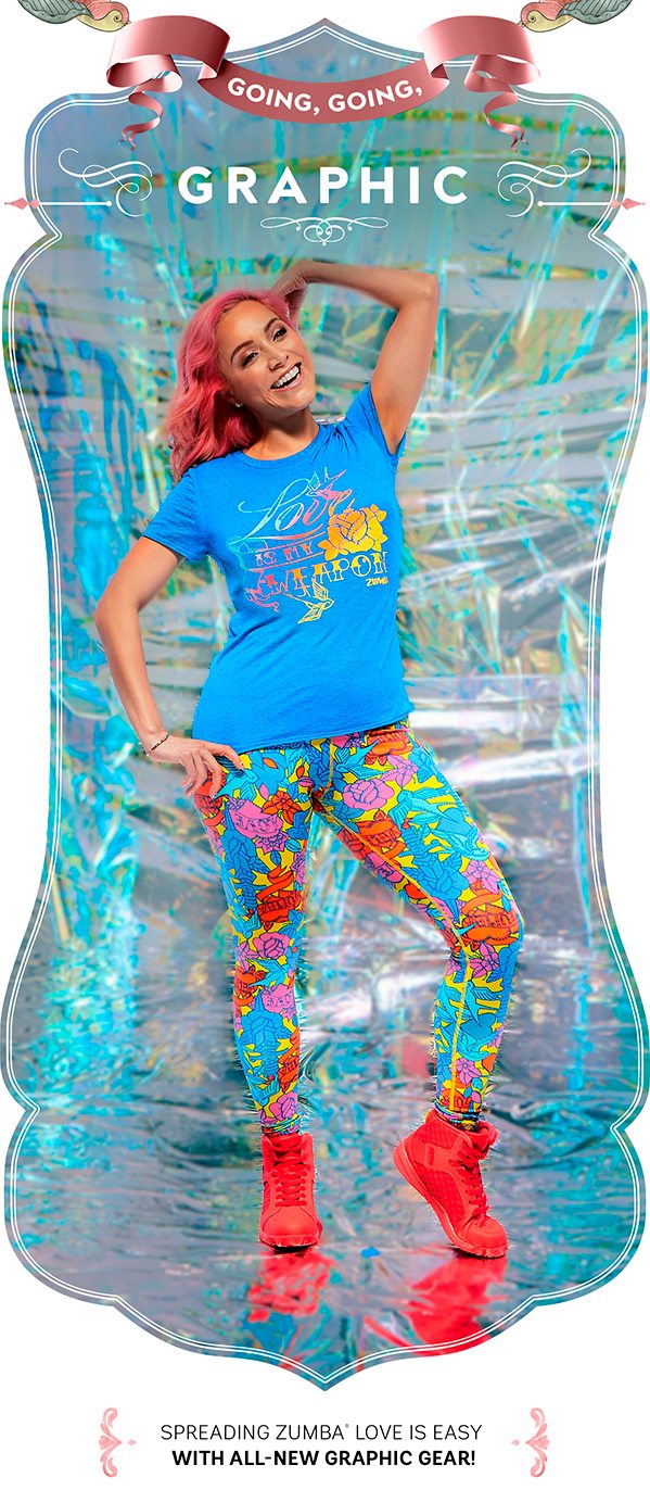 Spreading Zumba Love Is Easy With All-New Graphic Gear!